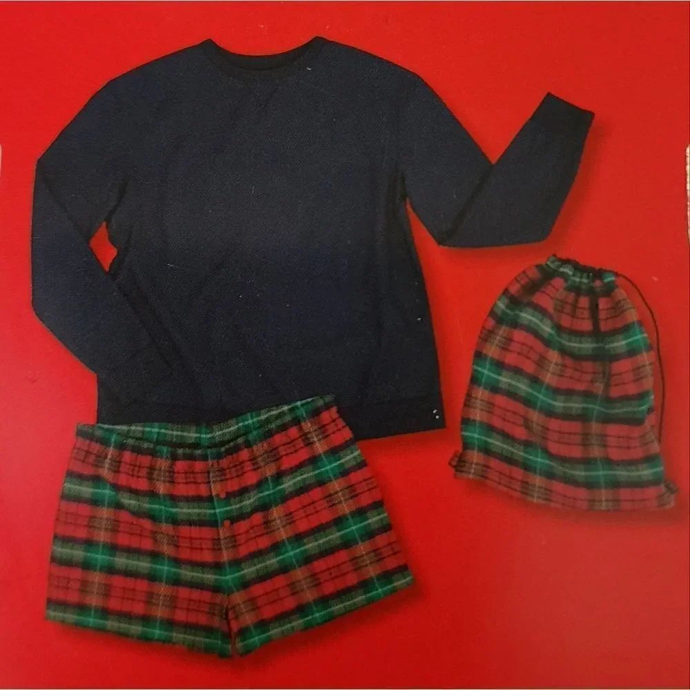 New Christmas Plaid Wondershop Women's Pajama Set